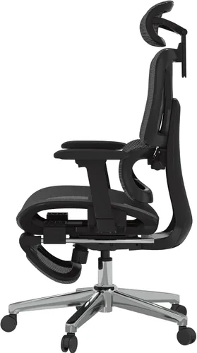Miniatura 12 de FLEXISPOT ErgoX - Silla de oficina ergonómica de alta calidad con reposapiés, reposabrazos 3D ajustables, soporte lumbar dinámico, función Gris