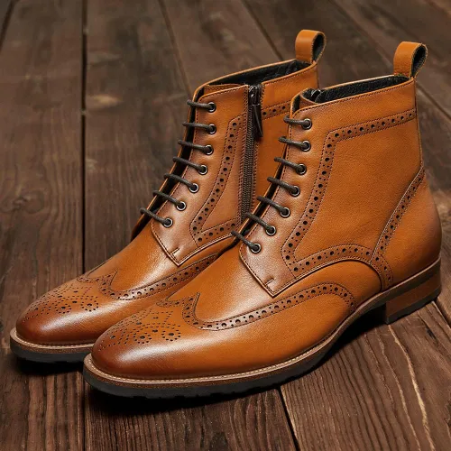 Miniatura 2 de Botas Oxford casuales para hombre, botas de vestir Chukka para hombre