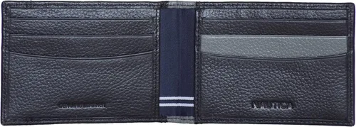 Miniatura 3 de Nautica Pebble Two-Tone Leather Wallet
