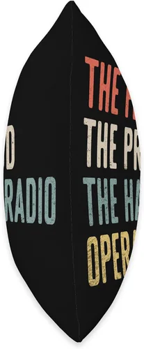 Miniatura 2 de Ham Radio Operator Gifts Amateur Radio Accessories Amateur Retro The Few The Proud The Ham - Almohada de operador de radio, 16 x 16 pulgadas