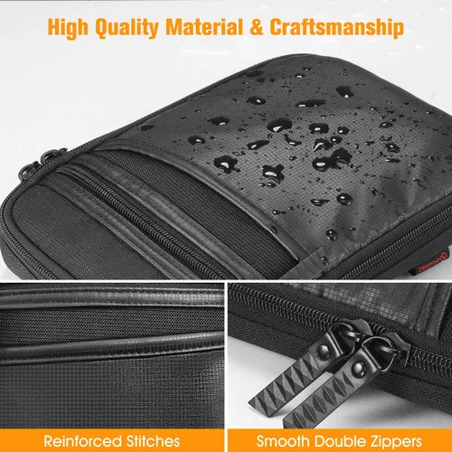 Miniatura 5 de FINPAC Bolsa de transporte oculta para pistola, funda suave para pistola, riñonera para cinturón para armas de fuego con funda para pistola, pistola