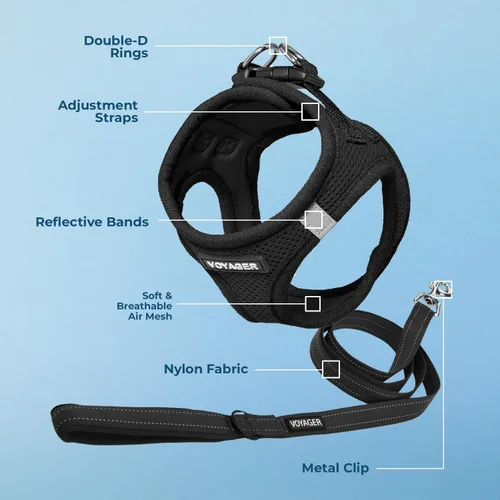 Miniatura 3 de Best Pet Supplies - Arnés Voyager Step-in Air hecho de malla apta para todos los climas; arnés tipo chaleco para colocar por las patas para perros
