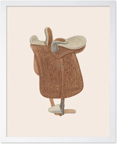 Miniatura 29 de Poster Master Póster vintage de cuero para silla de montar, estampado retro de vaquero, arte de silla de montar, diseño occidental, impresión