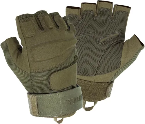 Miniatura 17 de Seibertron Guantes S.O.L.A.G para deportes al aire libre resistentes al agua con dedo completo y pantalla táctil, para adultos y jóvenes Negro-1/2