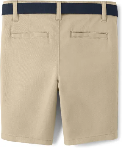 Miniatura 3 de Gymboree Pantalones cortos chinos de sarga con cinturón para niñas y niños pequeños