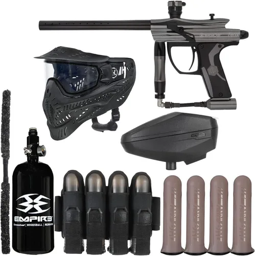 Miniatura 2 de Action Village Kingman Spyder Fenix Rivalry - Kit de pistola de paintball Brillo negro