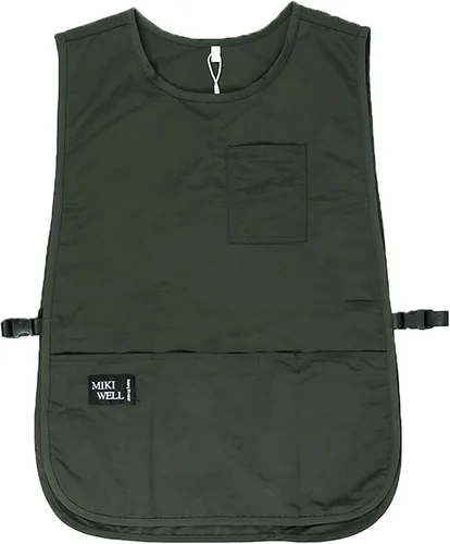 Miniatura 2 de Delantal impermeable unisex de trabajo con 4 bolsillos, delantal tipo faja, ultraligero, para chef y camarero, overol de trabajo