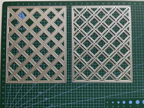 Miniatura 6 de Plantillas para corte de metal con fondos 3D, plantillas metálicas de marco para álbumes de recortes, herramientas de manualidades, plantilla