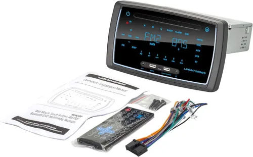 Miniatura 2 de Sistema estéreo de entretenimiento multimedia RV con Bluetooth/DVD/USB/AM/FM/MP3/AUX, receptor de 3 zonas