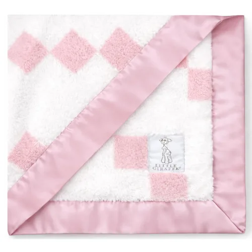 Miniatura 7 de Little Giraffe Manta de bebé – Manta suave de lujo con ribete satinado – Manta para cochecito de bebé – Artículos esenciales para bebé recién nacido