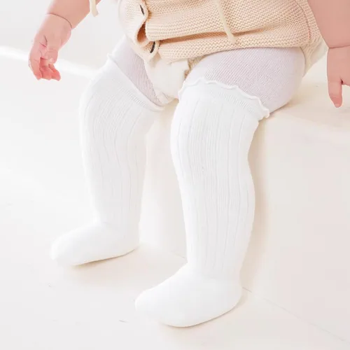 Miniatura 23 de DRESHOW BQUBO - Calcetines de punto para bebé, calcetines de algodón para niñas pequeñas