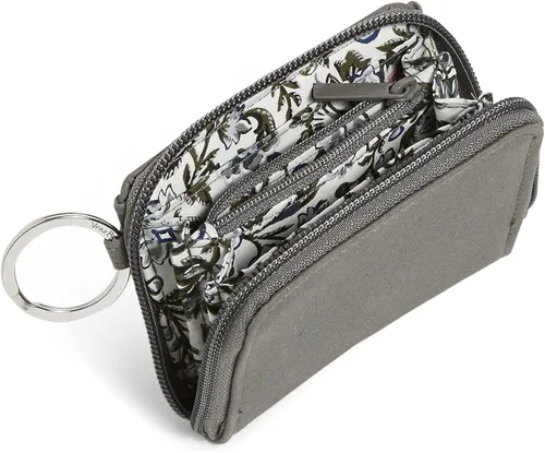Miniatura 2 de Vera Bradley Cartera pequeña de algodón con cremallera para mujer con protección RFID