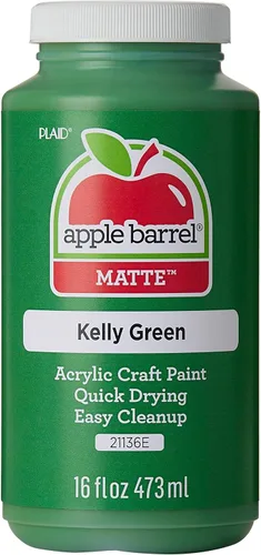 Apple Barrel 21136 - Pintura acrílica en varios colores (16 onzas), color verde Kelly Kelly Green