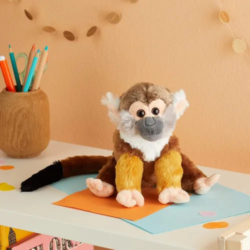 Miniatura 2 de Wild Republic Peluche de mono ardilla, animal de peluche, regalo para niños, de 8 pulgadas