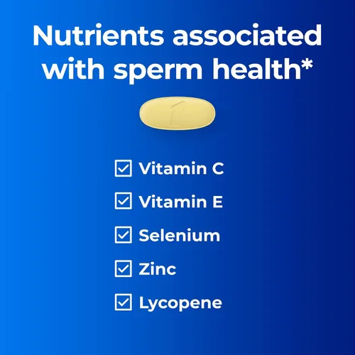 Miniatura 2 de One A Day Multivitamínico de salud preconcepcional para hombres para apoyar el esperma saludable, suplemento para hombres con vitamina C, vitamina