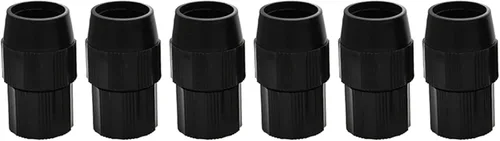 Miniatura 16 de 6 unidades de conector de tubo telescópico reductor, localizador de poste de red, adaptador de tubo telescópico, hebilla de bloqueo fijo, piezas