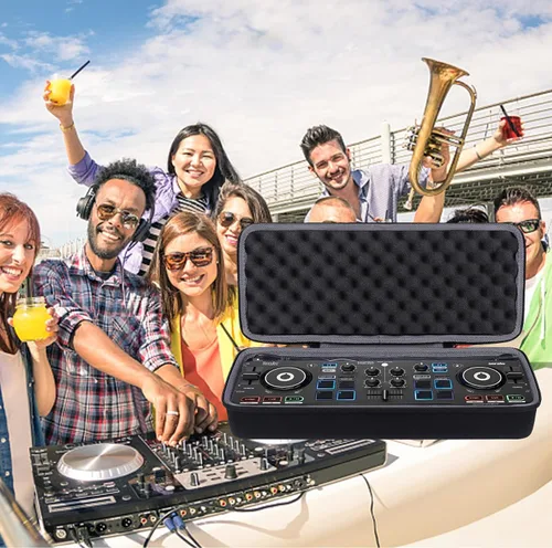 Miniatura 8 de co2CREA Estuche de viaje duro de repuesto para Hercules DJ DJControl Starlight Pocket DJ Controller