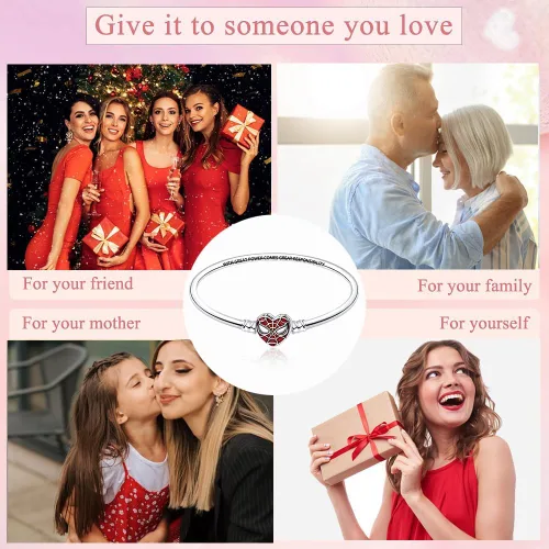 Miniatura 5 de HappyStar Pulsera de cadena de serpiente de plata de ley 925 totalmente compatible con dijes Pandora, con cierre de cabeza de Mickey Mouse, regalos
