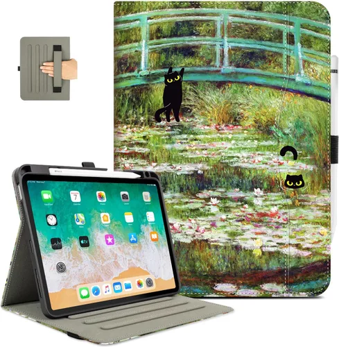 Miniatura 12 de Vimorco Estuche de Cuero para iPad Air 4ª/5ª 10.9, para iPad Air 11 6ª M2, para iPad Pro 11 pulgadas 4ª/3ª/2ª/1ª Generación, Soporte para Lápiz, Asa