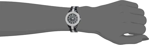 Miniatura 2 de XOXO xo5461de la mujer rhinestone Accent Negro Reloj de pulsera analógico