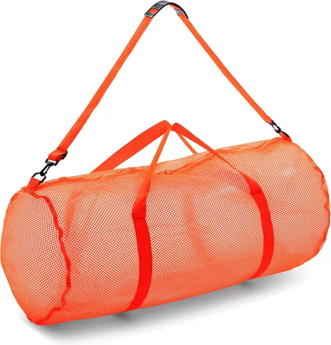 Miniatura 19 de Champion Sports Bolsa de lona de malla con cremallera y correa de hombro ajustable, 15 x 36 pulgadas, multiusos, bolsa de gimnasio de gran