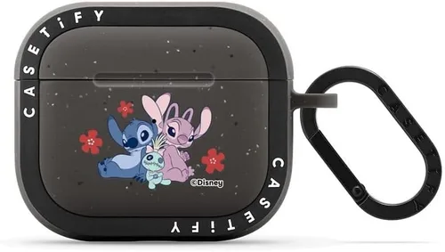 Miniatura 59 de CASETiFY AirPods Pro (1ª/2ª Gen) Estuche Bounce con Anillo [Colaboración Frozen] - Copo de Nieve de Anna - Taupe Mate