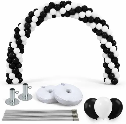 Miniatura 5 de PMU Graduation & Prom DYI Balloon Garland Arch Kit – Reusable Expandable Arch Frame with 2 Bases for Parties, Weddings & Events