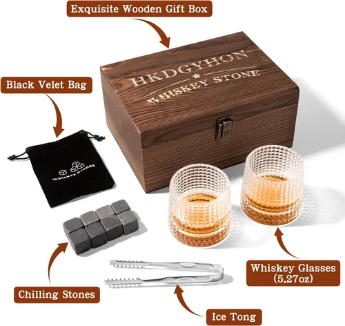 Miniatura 4 de Regalos de cumpleaños para hombres, juego de regalos de piedras de whisky para el día del padre, Navidad, el mejor regalo para hombres, papá
