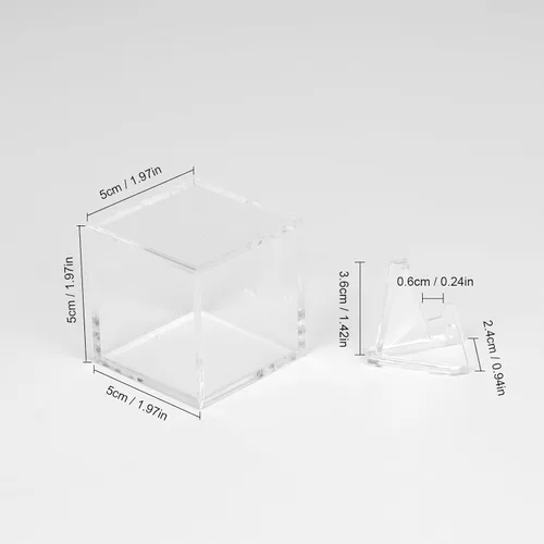 Miniatura 2 de Estuche expositor de anillo de campeonato, caja transparente para anillo de campeonato, caja de caballete de acrílico transparente y soporte
