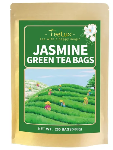 Miniatura 24 de TeeLux Bolsas de té verde menta, té verde con menta, menta verde y citronela, con cafeína, 100% real y natural, 100