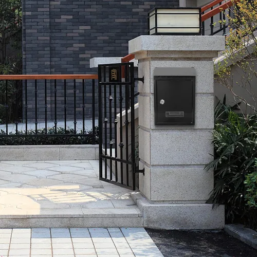 Miniatura 5 de GANAZONO Buzón de pared bloqueable Buzón de correo al aire libre Buzón de letras del hierro