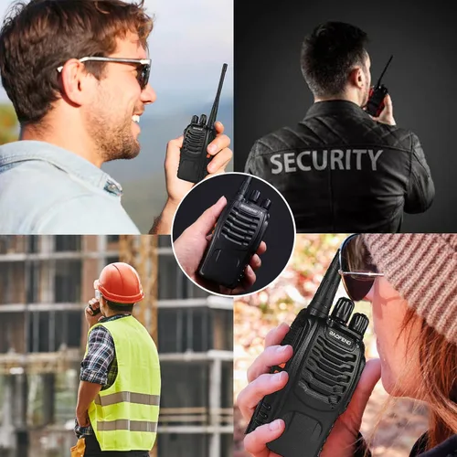Miniatura 5 de BAOFENG BF-888S Walkie Talkies para adultos de largo alcance profesional de mano de 16 canales de radio bidireccional con auriculares, batería