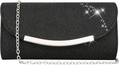 Bolsos de mano para mujer, lentejuelas brillantes, sobre con purpurina, bolsa de noche, formal, boda, fiesta, bolso de mano