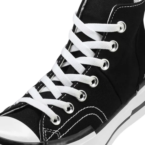 Miniatura 2 de Cordones de zapatos para tenis, 3 pares de cordones planos de 516 pulgadas de ancho, cordones de repuesto duraderos para Converse Air Force 1