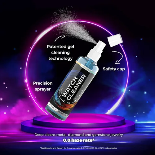 Miniatura 4 de ULTRAVUE Kit de limpieza de relojes limpia todos los relojes y joyas, incluyendo todos los metales, cristales y goma, 1 espray de gel limpiador