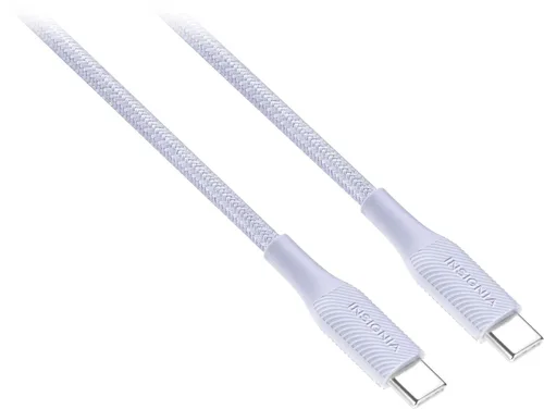 Miniatura 2 de Insignia Cable trenzado USB-C a USB-C (5 pies, morado claro)