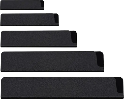 Miniatura 8 de 20 piezas de juego de protectores universales para filo de cuchillo, funda de cuchillo sin BPA, fundas protectoras para cuchillos forradas de 20