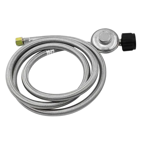 Miniatura 8 de MENSI Pozo de fuego de gas propano de 6 pies, parrilla para barbacoa, estufa de campamento, calentador QCC de baja presión máxima 1/2PSI regulador