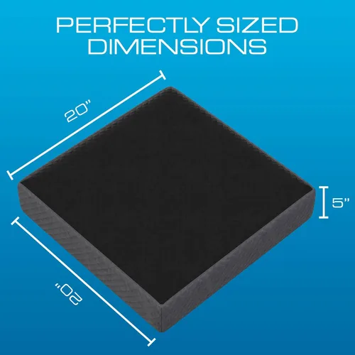 Miniatura 6 de Kolbs - Cojín reclinable extragrande Elegante funda de terciopelo de 2 tonos (solo asiento)