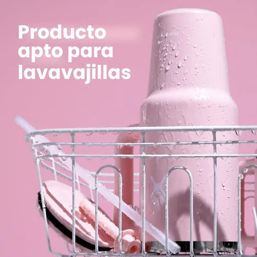 Miniatura 6 de Hydro Flask Vaso de viaje con asa, tapa y pajita, acero inoxidable aislado en trillium de 40 onzas