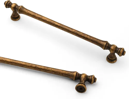 Miniatura 16 de Asidrama 1 paquete de 3 pulgadas (2.992 in) de latón cepillado, tiradores dorados para gabinete de cocina, accesorios para gabinetes de cocina