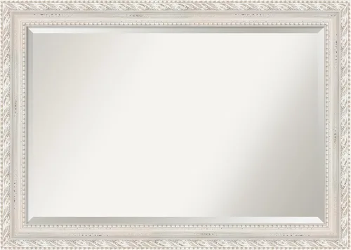 Miniatura 62 de Amanti Art Espejo de pared, espejo de marco de madera blanca lavada para decoración de pared o uso como espejo de baño para sobre el fregadero
