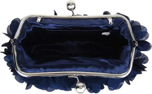 Miniatura 7 de JAMBHALA Bolsos de mano de noche con apliques florales, pequeños monederos de embrague para mujer