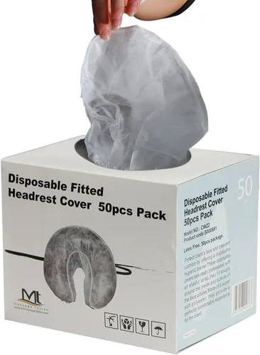 Miniatura 4 de Master Massage Funda para reposacabezas suave y desechable para mesa de masaje, cojín facial, 50