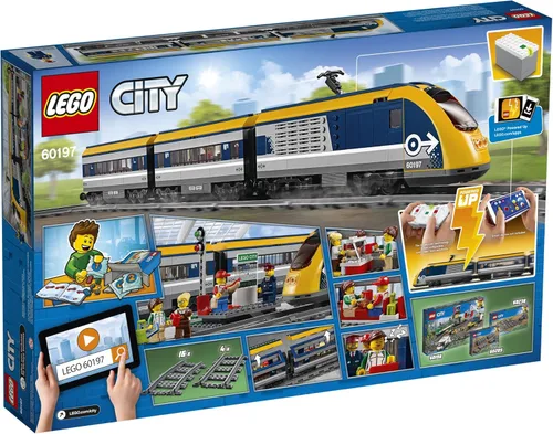 Miniatura 5 de LEGO City Passenger Train 60197 - Juego para construir (677 piezas), Estándar