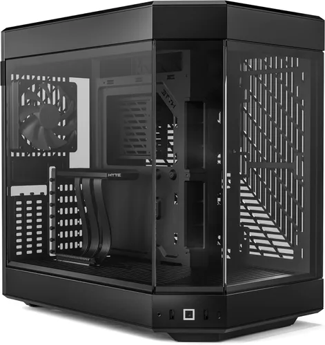 Miniatura 15 de HYTE Y70 - Caja ATX de torre intermedia Touch Infinite de doble cámara con estética moderna y pantalla táctil LCD de 2.5K integrada, color negro