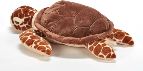 Miniatura 4 de The Petting Zoo Loggerhead - Peluche de tortuga marina, regalos para niños, animales salvajes del océano Onez, juguete de peluche de tortuga marina