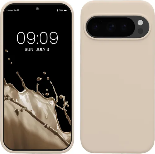 Miniatura 348 de kwmobile Funda Compatible con Google Pixel 6 Pro - Funda de Teléfono de Silicona TPU con Acabado Suave - Azul Caribe
