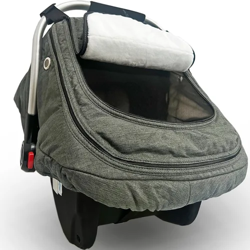 Fundas de asiento de automóvil para bebés de invierno, funda de asiento de automóvil para bebé, resistente al agua, protector universal para clima