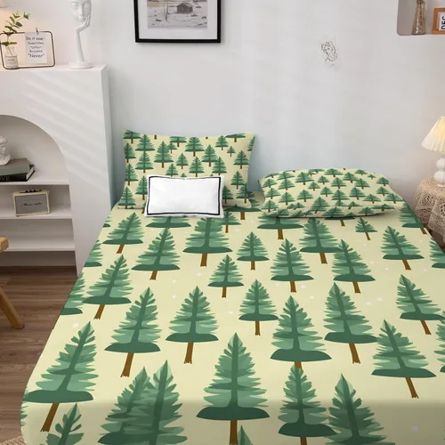 Miniatura 3 de Forest Sheets tamaño individual – Sábanas de cama para niños, microfibra suave y bolsillo profundo, sábanas y fundas de almohada estampadas sin